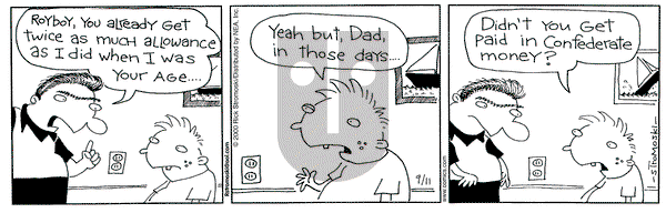 Soup to Nutz - Old on Monday September 11, 2000 Comic Strip