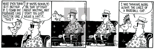 Monty on Tuesday December 14, 2004 Comic Strip