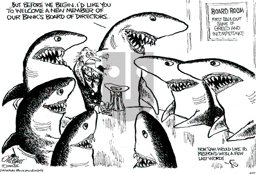 Pat Oliphant on Wednesday April 22, 2009 Comic Strip