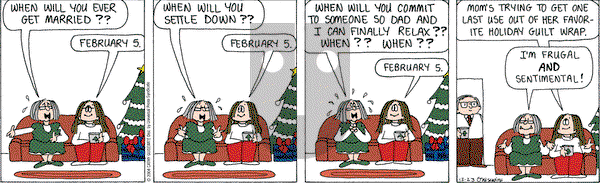 Cathy Classics on Thursday December 23, 2004 Comic Strip