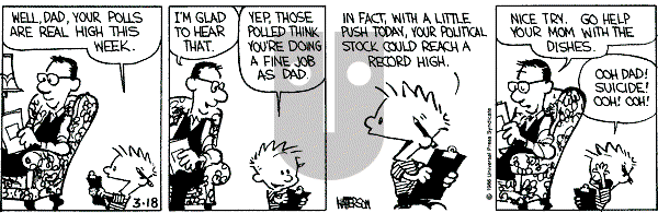Calvin and Hobbes - Tuesday March 18, 1986 Comic Strip