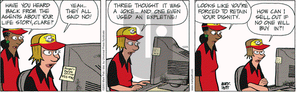 Lucky Cow on Saturday October 25, 2003 Comic Strip