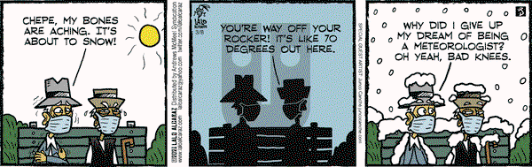La Cucaracha on Monday March 8, 2021 Comic Strip
