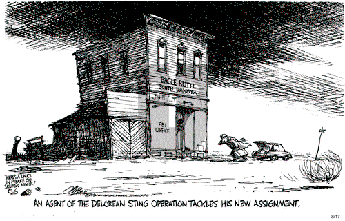 Pat Oliphant on Friday August 17, 1984 Comic Strip