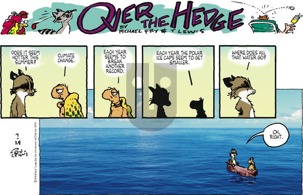 Over the Hedge on Sunday July 24, 2016 Comic Strip