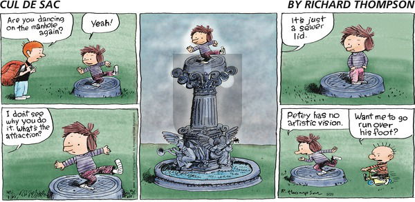 Cul de Sac on Sunday September 29, 2019 Comic Strip