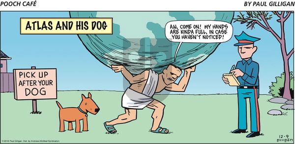 Pooch Cafe on Sunday December 9, 2018 Comic Strip
