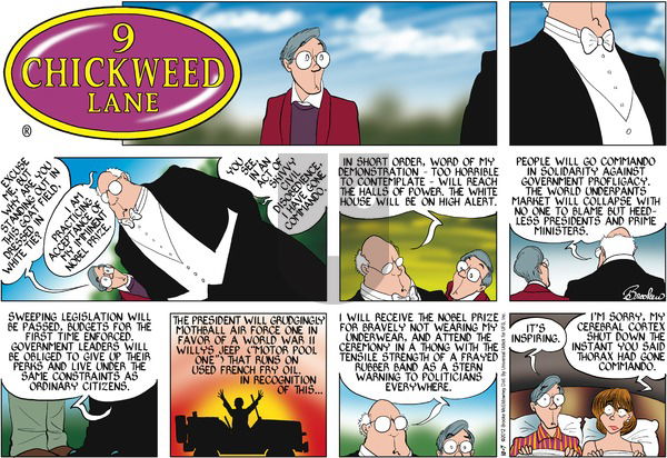 9 Chickweed Lane on Sunday October 7, 2012 Comic Strip