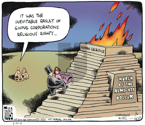 Tom Toles on Thursday March 27, 2014 Comic Strip