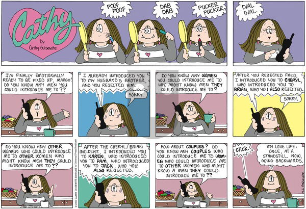Cathy Classics on Sunday April 3, 2011 Comic Strip
