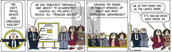Cathy Classics on Tuesday January 16, 2007 Comic Strip