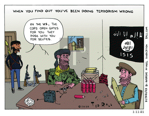 Ted Rall on Monday January 11, 2021 Comic Strip