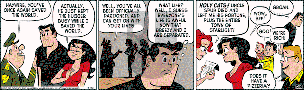 Rip Haywire on Friday August 23, 2019 Comic Strip