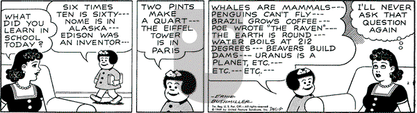Nancy on Friday December 5, 1969 Comic Strip