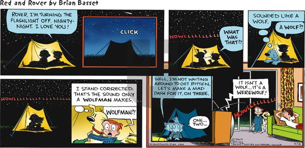 Red and Rover on Sunday August 18, 2013 Comic Strip