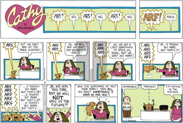Cathy Classics on Sunday September 14, 2003 Comic Strip
