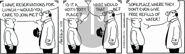The Born Loser on Wednesday January 23, 2008 Comic Strip