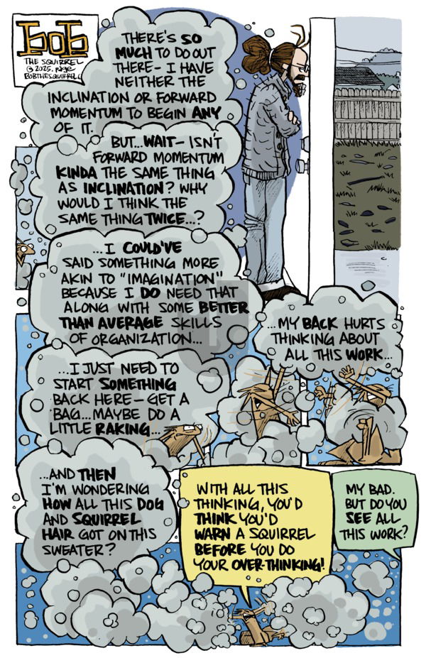 Bob the Squirrel on Sunday March 23, 2025 Comic Strip