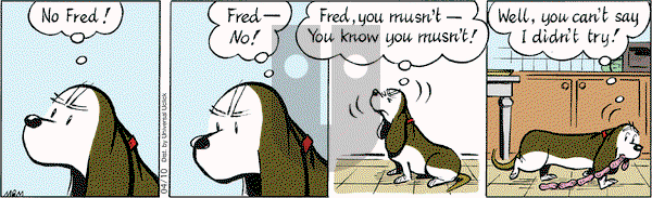 Fred Basset on Wednesday April 10, 2013 Comic Strip