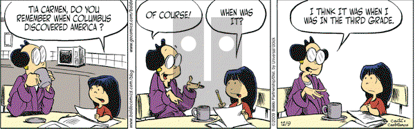 Baldo on Wednesday December 9, 2009 Comic Strip