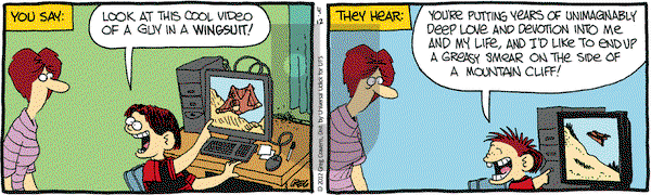 The Buckets on Thursday April 12, 2012 Comic Strip