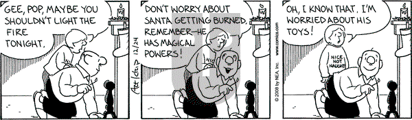 The Born Loser on Wednesday December 24, 2008 Comic Strip