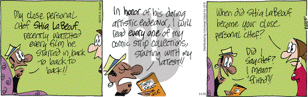 The Knight Life on Monday November 30, 2015 Comic Strip