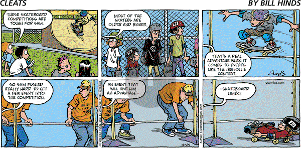 Cleats - Sunday October 24, 2004 Comic Strip