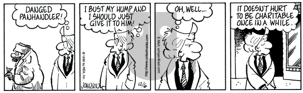 Arlo and Janis on Friday December 6, 1996 Comic Strip
