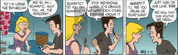 Luann on Saturday July 19, 2008 Comic Strip