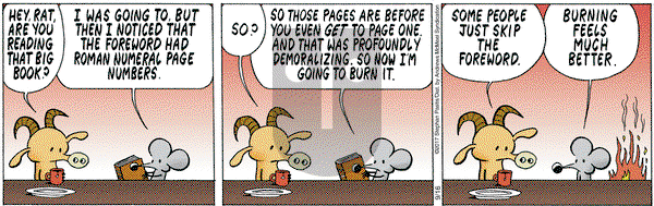 Pearls Before Swine on Saturday September 16, 2017 Comic Strip