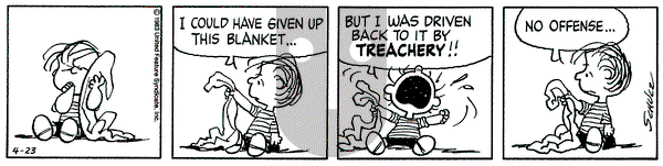 Peanuts - Saturday April 23, 1983 Comic Strip