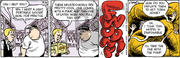 Cleats - Thursday September 26, 2002 Comic Strip