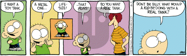 The Buckets on Wednesday April 18, 2012 Comic Strip