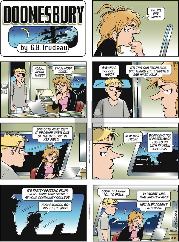 Doonesbury on Sunday November 14, 2010 Comic Strip