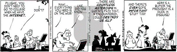 Over the Hedge on Friday February 27, 1998 Comic Strip