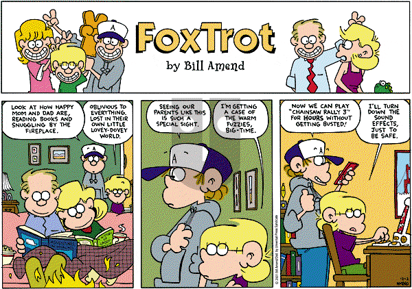FoxTrot on Sunday December 2, 2001 Comic Strip