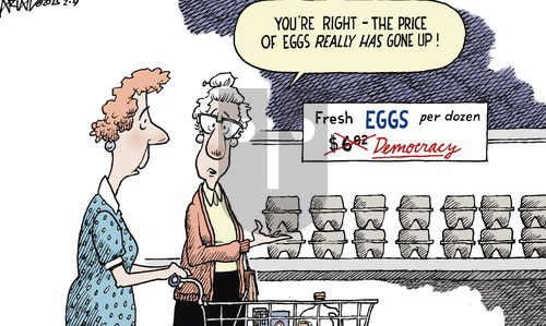 Robert Ariail - Sunday February 9, 2025 Comic Strip