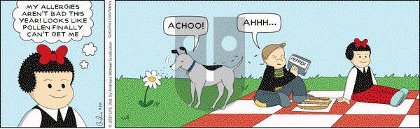 Nancy on Friday April 2, 2021 Comic Strip