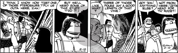 Alley Oop on Monday May 10, 1976 Comic Strip