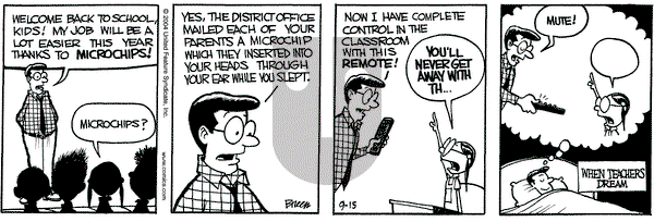 Grand Avenue on Wednesday September 15, 2004 Comic Strip