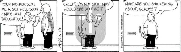 The Born Loser - Monday July 21, 2003 Comic Strip