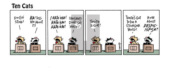 Ten Cats - Thursday December 1, 2022 Comic Strip
