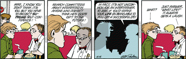 Doonesbury on Friday April 14, 2000 Comic Strip