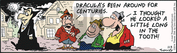 Frank and Ernest - Monday November 3, 2014 Comic Strip