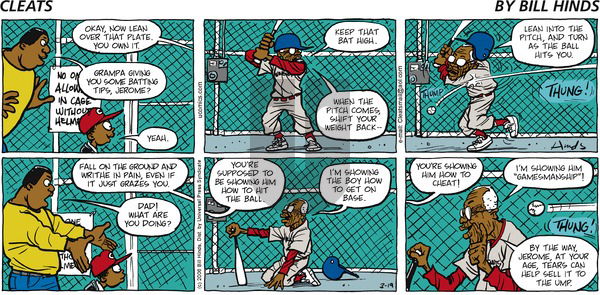 Cleats on Sunday March 19, 2006 Comic Strip