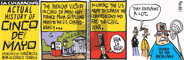 La Cucaracha on Thursday May 3, 2007 Comic Strip