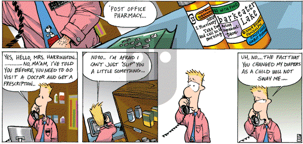 Barkeater Lake on Sunday October 30, 2011 Comic Strip