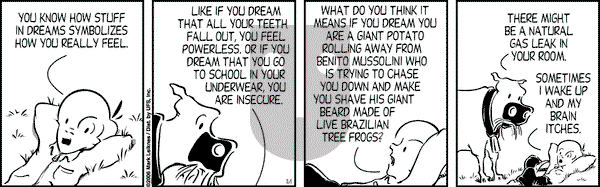 Cow and Boy Classics on Wednesday November 1, 2006 Comic Strip