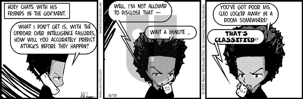 The Boondocks on Wednesday January 20, 2010 Comic Strip